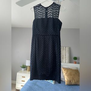 Diane von furstenburg dress, navy, size 4